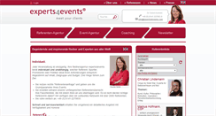 Desktop Screenshot of experts4events.com